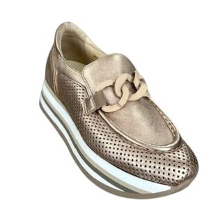 Softwaves Cassie Sneaker in Sand Platform 80s Streetwear Sz US 8.5 90s Grunge